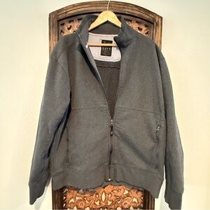 Old Navy Men's Charcoal Zip-Up Sweater